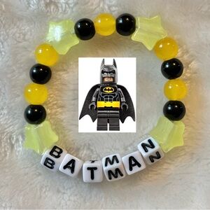 handmade batman bracelet
